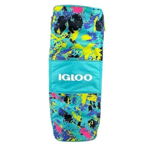 Igloo 8 Can Seaside Double Barrel Sling Soft Sided Cooler With Adjustable Strap - Picture 1 of 5